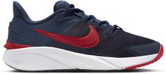 Nike STAR RUNNER 4 NN GS Laufschuhe Kinder thunder blue-gym red-black-white