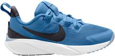 Nike STAR RUNNER 4 NN PS Laufschuhe Kinder blue beyond-anthracite-blue tint-white