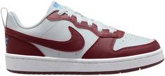 Nike COURT BOROUGH LOW RECRAFT GS Sneaker Kinder pure platinum-dark team red-blue beyond