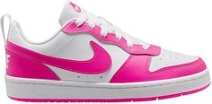 Nike COURT BOROUGH LOW RECRAFT GS Sneaker Kinder white-laser fuchsia