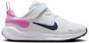 Nike Revolution 7 Laufschuhe Kinder - white-midnight navy-playful pink