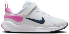 Nike Revolution 7 Laufschuhe Kinder white-midnight navy-playful pink