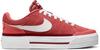 Nike Court Legacy Lift Sneaker Damen - adobe-white-team red-dragon red