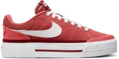 Nike Court Legacy Lift Sneaker Damen adobe-white-team red-dragon red