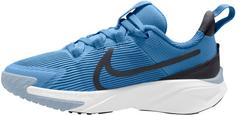 Rückansicht von Nike STAR RUNNER 4 NN PS Laufschuhe Kinder blue beyond-anthracite-blue tint-white