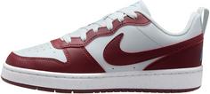 Rückansicht von Nike COURT BOROUGH GS Sneaker Kinder pure platinum-dark team red-blue beyond