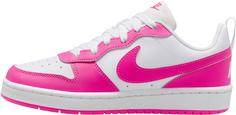 Rückansicht von Nike COURT BOROUGH LOW RECRAFT GS Sneaker Kinder white-laser fuchsia