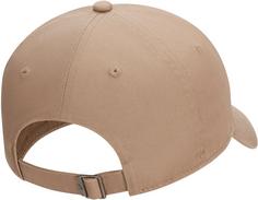 Rückansicht von Nike Club Futura Cap khaki-white