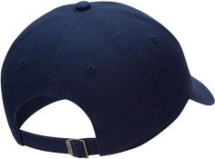 Rückansicht von Nike Club Futura Cap midnight navy-white