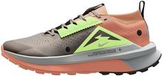 Rückansicht von Nike ZOOMX ZEGAMA TRAIL 2 Trailrunning Schuhe Herren college grey-barely volt-sequoia