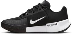 Rückansicht von Nike W ZOOM GP CHALLENGE PRO CLAY Tennisschuhe Damen black-white-black