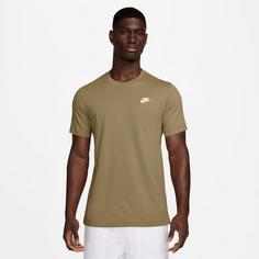 Rückansicht von Nike NSW Club T-Shirt Herren parachute beige