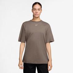 Rückansicht von Nike Essentials T-Shirt Damen mink brown