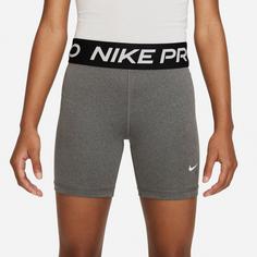 Rückansicht von Nike Pro Tights Kinder carbon heather-white