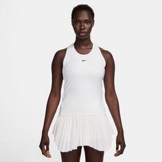 Rückansicht von Nike COURT VICTORY Funktionstank Damen white-black