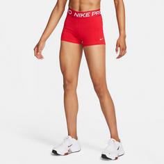 Rückansicht von Nike Pro Tights Damen university red-white