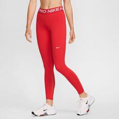 Rückansicht von Nike Pro 365 Tights Damen university red-white