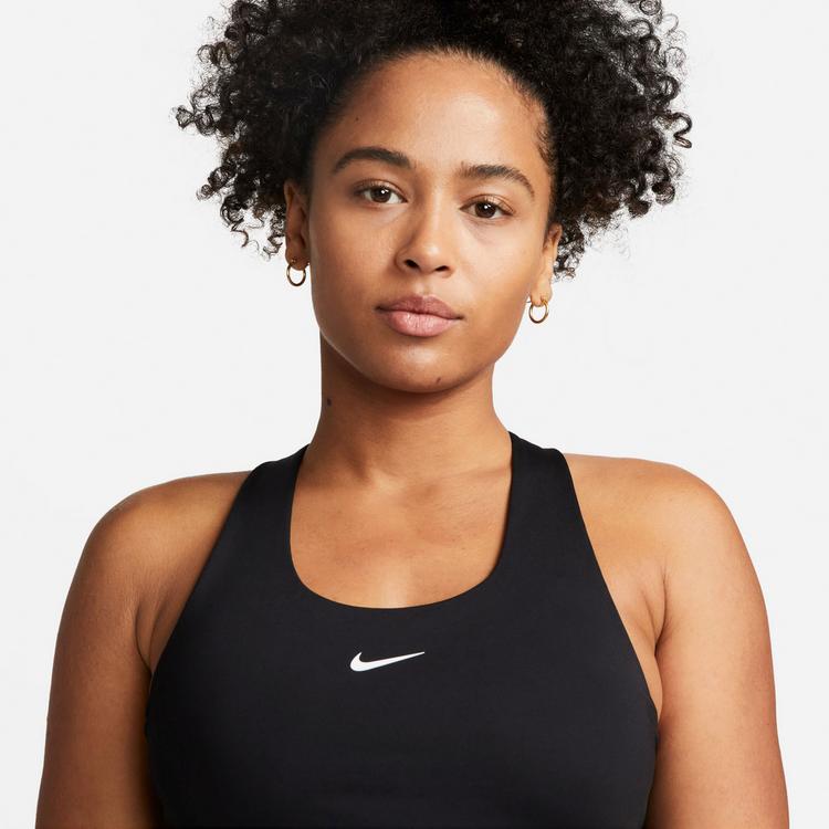 Nike Nike Swoosh Funktionstank Damen - black-black-white - 2 | SportScheck