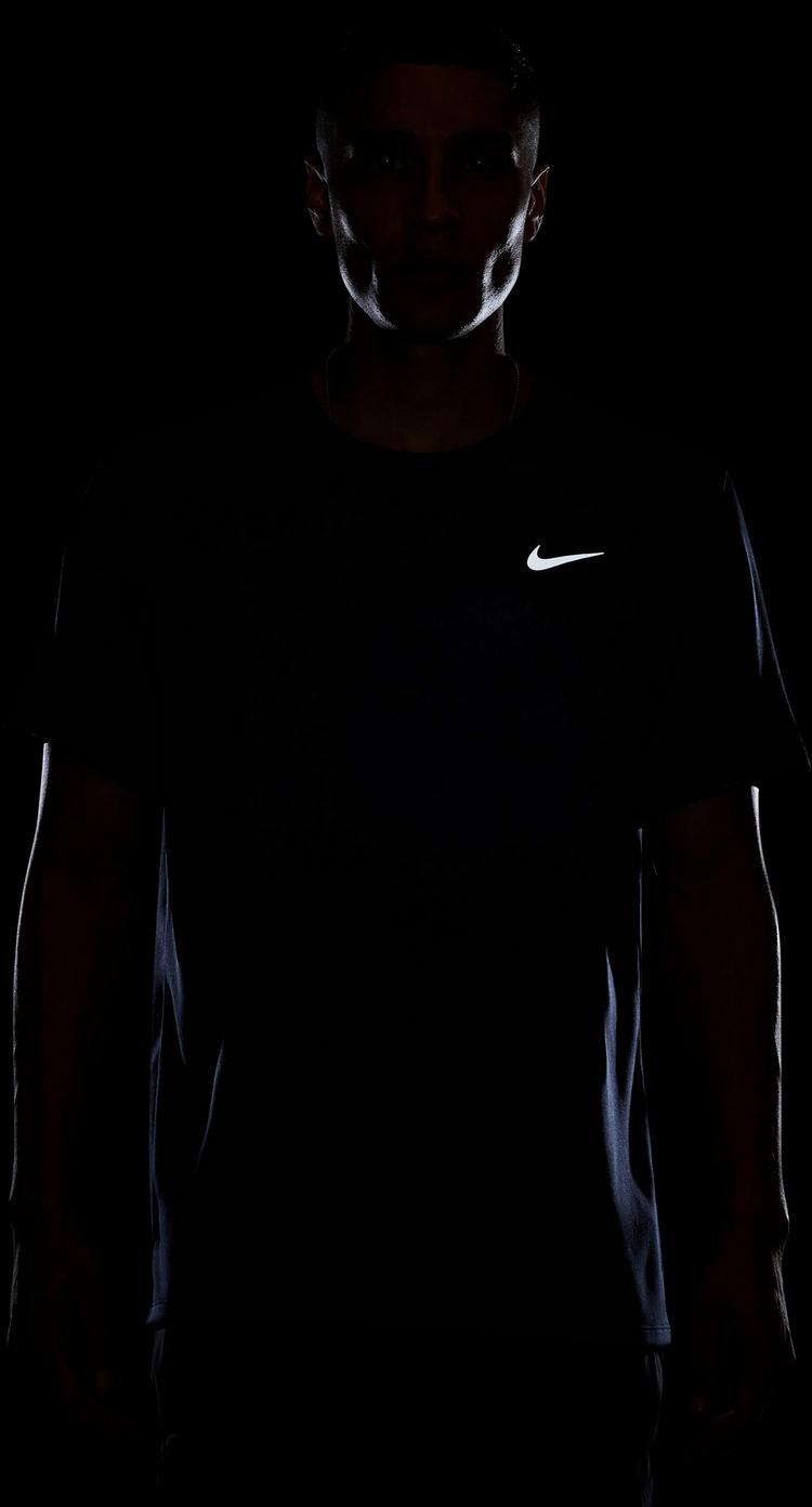 Nike Nike Miler Funktionsshirt Herren - thunder blue-reflective silv - 3 | SportScheck