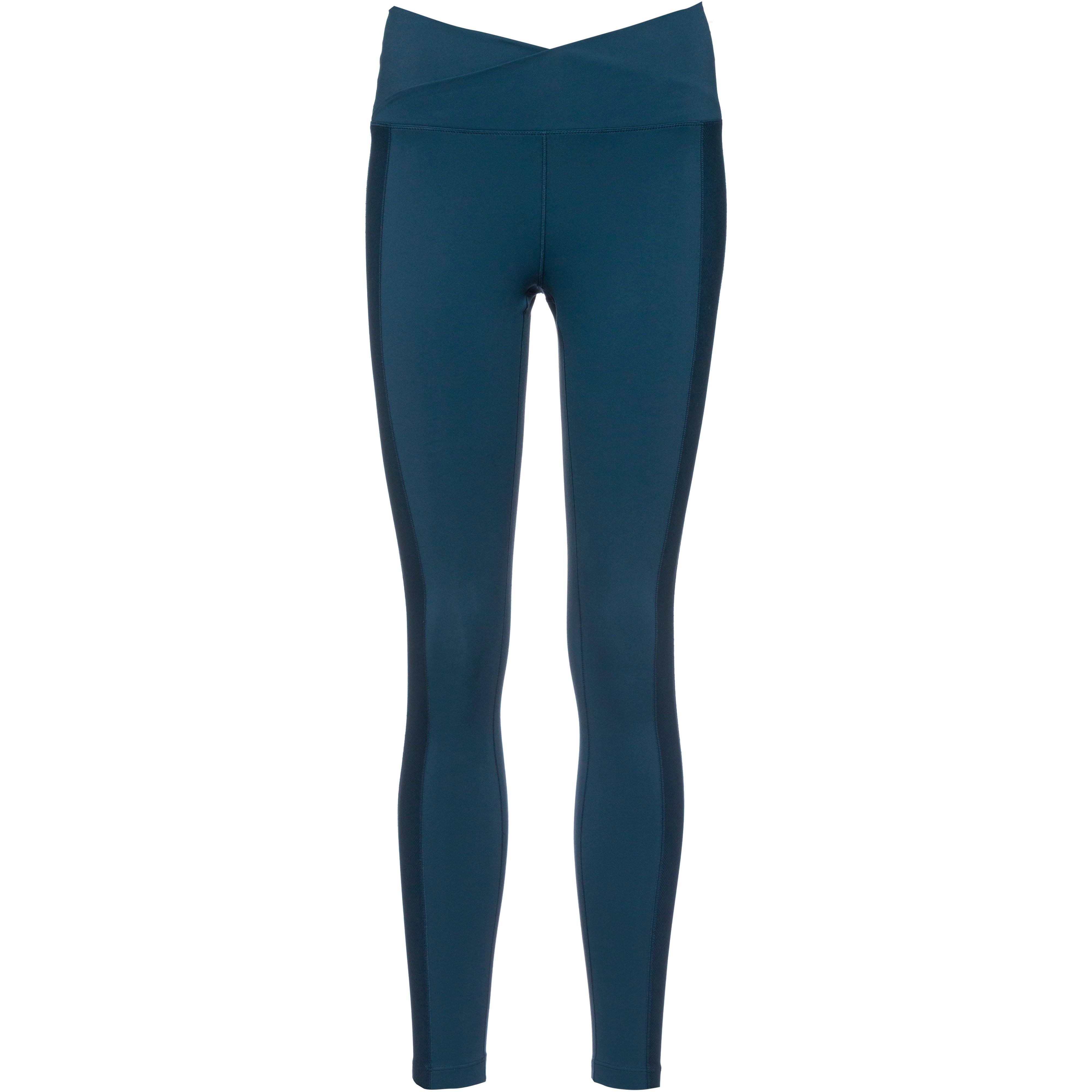 Nike DRI FIT ONE Tights Damen armory navy-white im Online Shop von