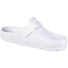 Rückansicht von Birkenstock Boston Sandalen Herren white