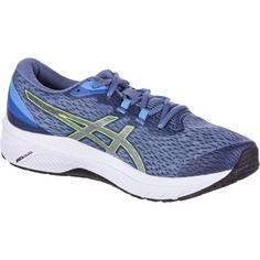 Rückansicht von ASICS GEL-PHOENIX 12 Laufschuhe Herren denim blue-electric lime