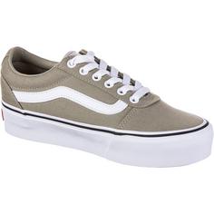 Rückansicht von Vans Ward Platform Sneaker Damen canvas elm