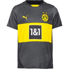 PUMA Borussia Dortmund 24-25 Auswärts Fußballtrikot Kinder puma black-faster yellow