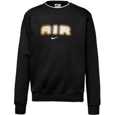 Nike NSW Air Sweatshirt Herren black-metallic gold