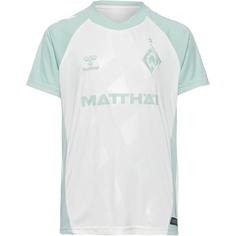 hummel Werder Bremen 24-25 Auswärts Fußballtrikot Kinder marshmellow-silt green