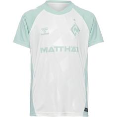 hummel Werder Bremen 24-25 Auswärts Fußballtrikot Kinder marshmellow-silt green