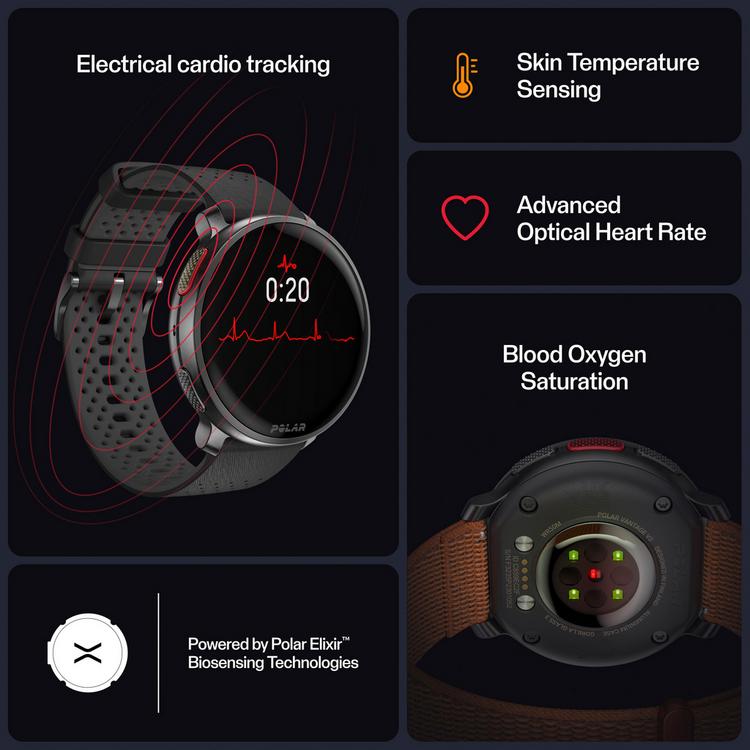 Polar Polar VANTAGE V3 Bundle Sportuhr - black-orange - 3 | SportScheck