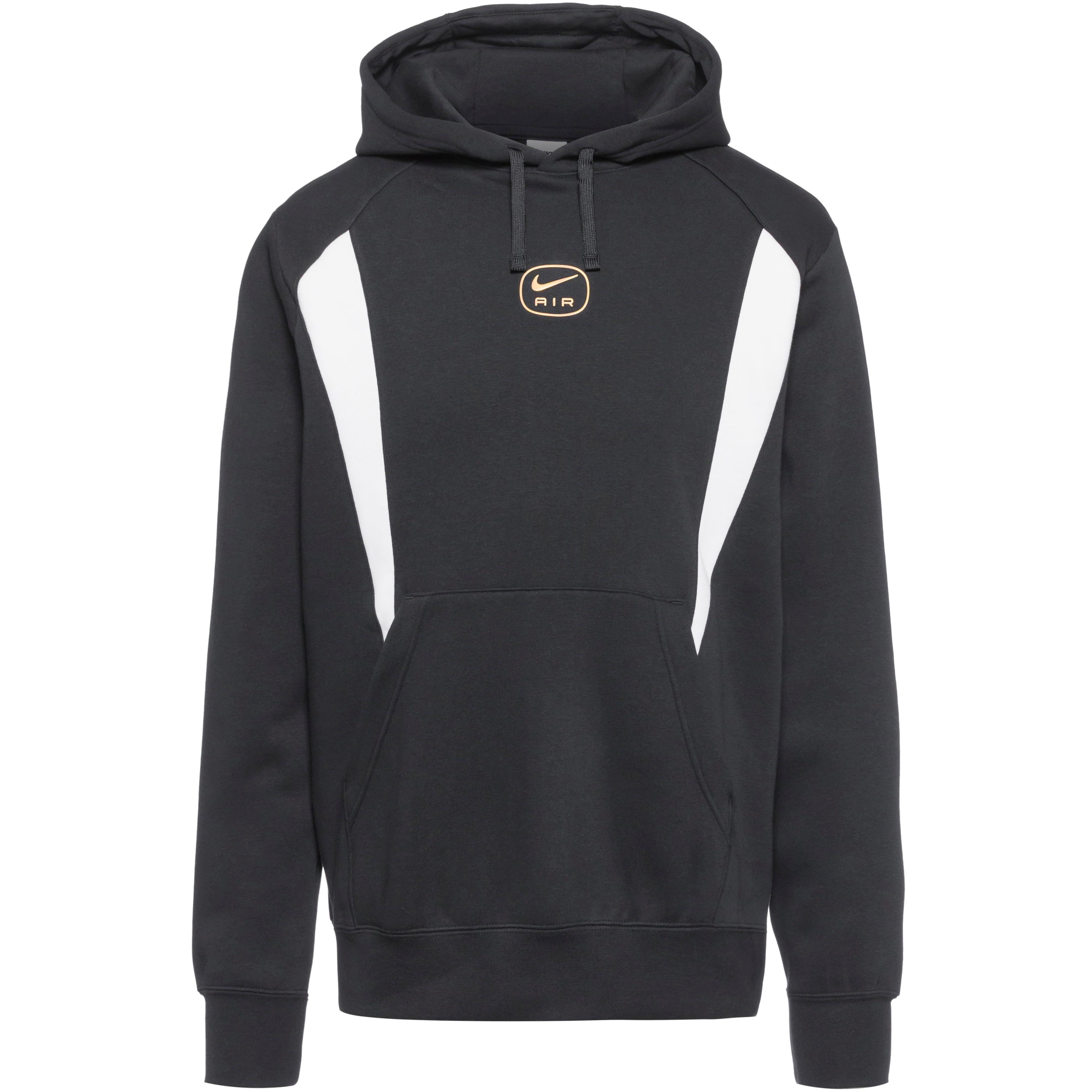 Nike NSW Air Hoodie Herren black white metallic gold im Online Shop von SportScheck kaufen