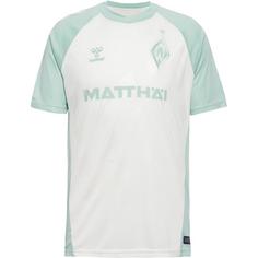 hummel Werder Bremen 24-25 Auswärts Fußballtrikot Herren marshmellow-silt green