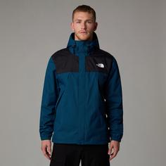 Rückansicht von The North Face ANTORA Regenjacke Herren midnight petrol-tnf bla