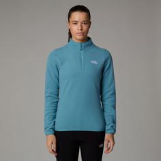 Rückansicht von The North Face 100 GLACIER Fleeceshirt Damen algae blue