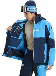 Rückansicht von Spyder Titan Skijacke Herren true navy