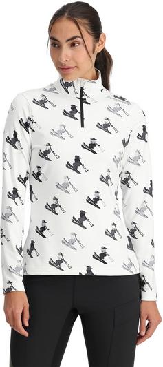 Rückansicht von Spyder Vivid Funktionsshirt Damen white