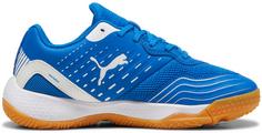 Rückansicht von PUMA Solarflash III Jr Hallenschuhe Kinder puma team royal-puma white