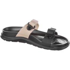 Rückansicht von Birkenstock Sahara CE BF Futura Outdoorsandalen Damen sandcastle-black