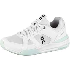 On THE ROGER Clubhouse Pro Tennisschuhe Damen white-lima