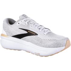 Rückansicht von Brooks Ghost Max 2 Laufschuhe Herren bright white-double cream-pink