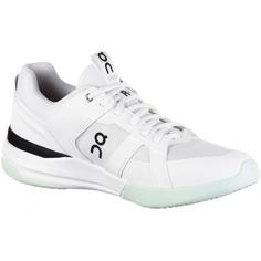 Rückansicht von On THE ROGER Clubhouse Pro Tennisschuhe Herren white-lima