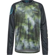 Endura Pixel Cloud Langarmshirt Herren schwarz