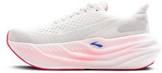 Rückansicht von Brooks Glycerin MAX Laufschuhe Damen white-black-diva pink