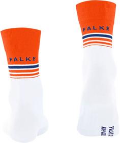 Rückansicht von Falke RU4 Endurance Cool Laufsocken Herren white-orange