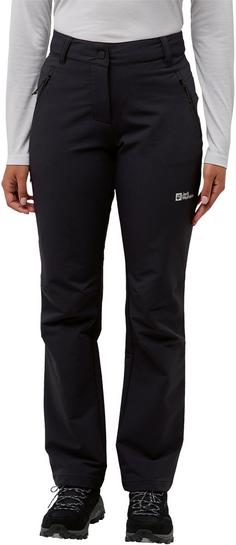 Rückansicht von Jack Wolfskin ACTIVATE THERMIC Thermohose Damen black