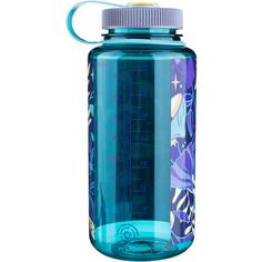 Rückansicht von Nalgene WH SUSTAIN 1 L Trinkflasche botanical mushrooms