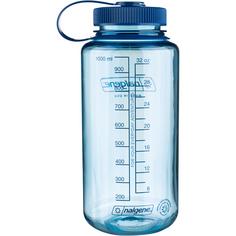 Rückansicht von Nalgene WH SUSTAIN 1 L Trinkflasche baby blue