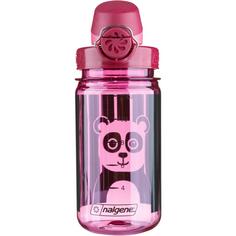 Rückansicht von Nalgene OTF KIDS SUSTAIN 0,35 L Trinkflasche Kinder pink panda